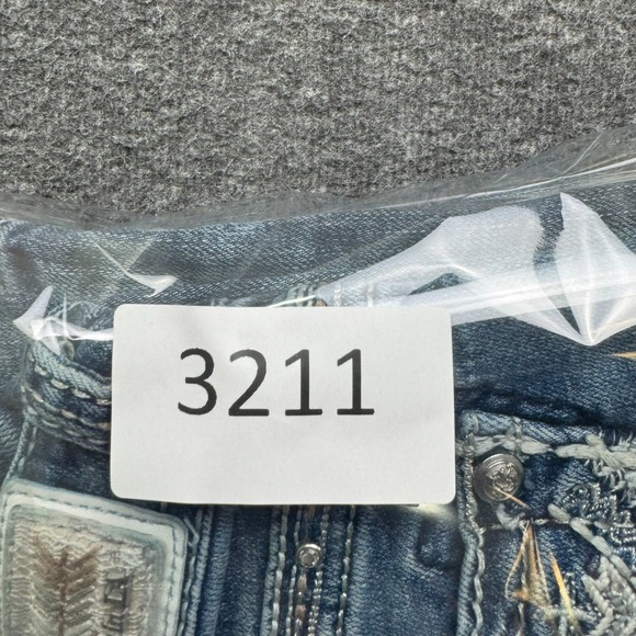 Grace in LA Easy Fit Jeans Womens 28 Bootcut Embellished Cowgirl - Picture 14 of 15